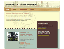 Tablet Screenshot of deerwoodcommerce.org